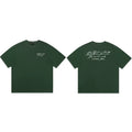 Cole Buxton Dark Green Script Signature Graphic T-Shirt