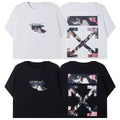 Off-White Collage Poster Arrow Cross Print Short Sleeve T-Shirt