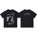 Enfants Riches Déprimés Hebrew Typography & Portrait T-Shirt - Black