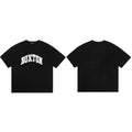 Cole Buxton Black Arched Buxton Varsity Logo T-Shirt